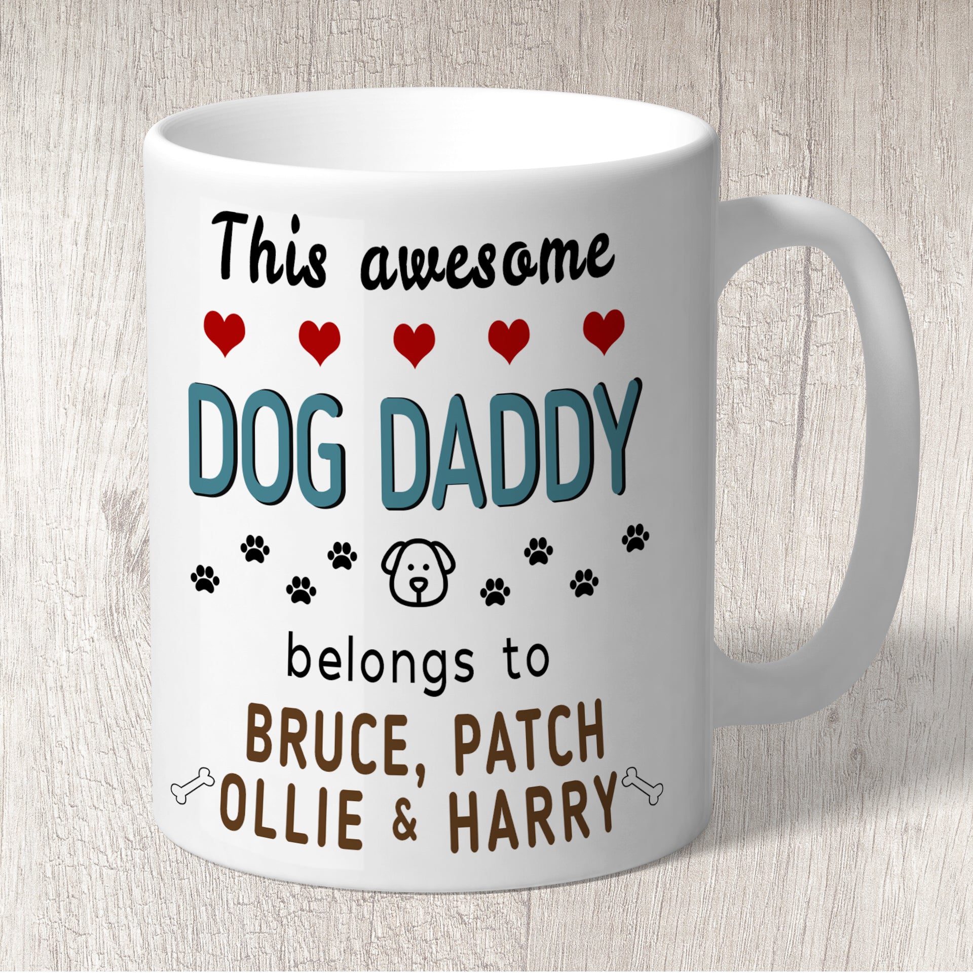 Dog Daddy Mug Personalised
