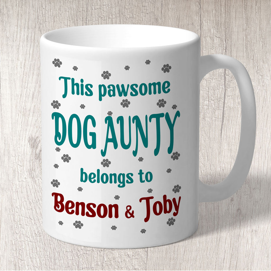 Dog Aunty Mug Personalised