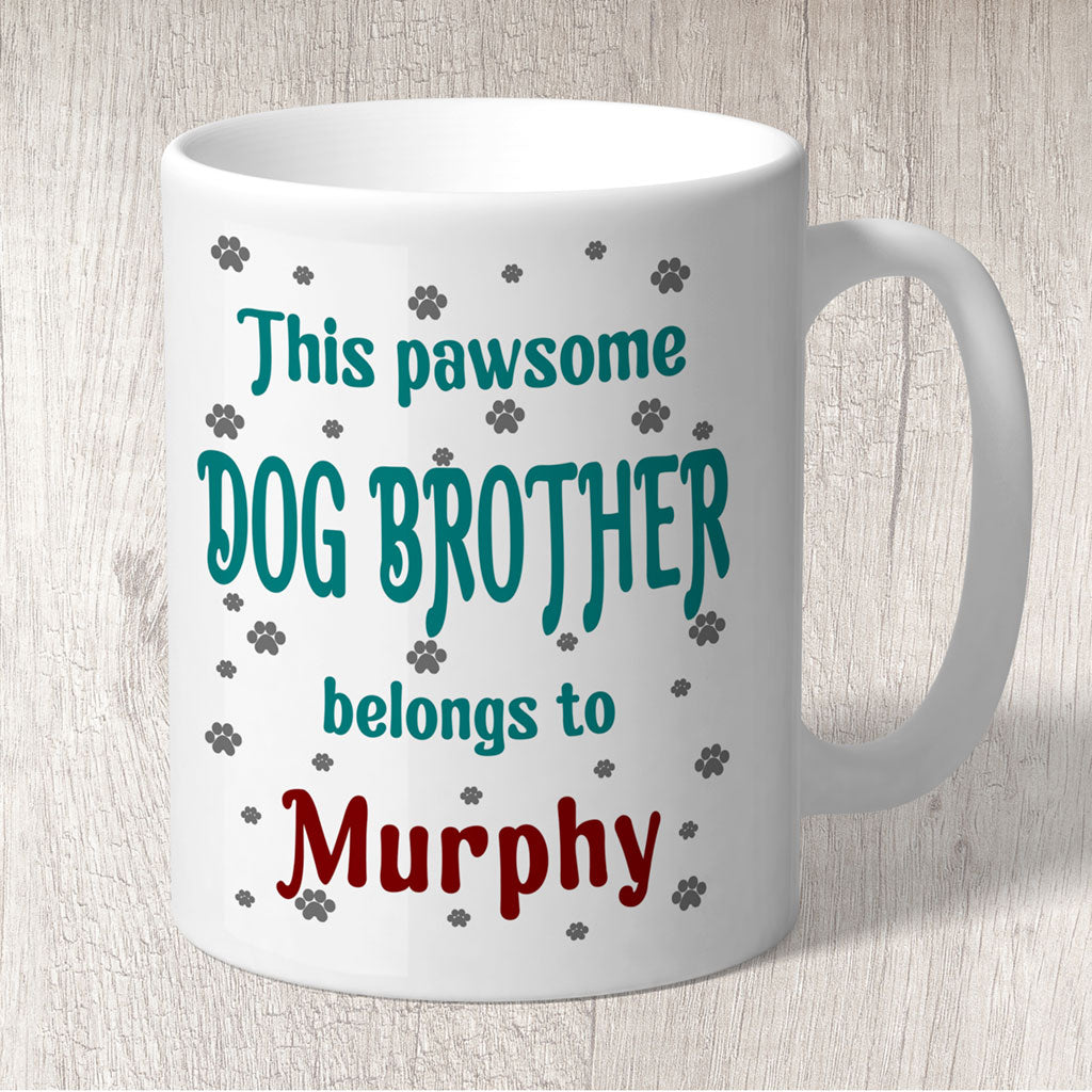 Dog Brother Mug Personalised