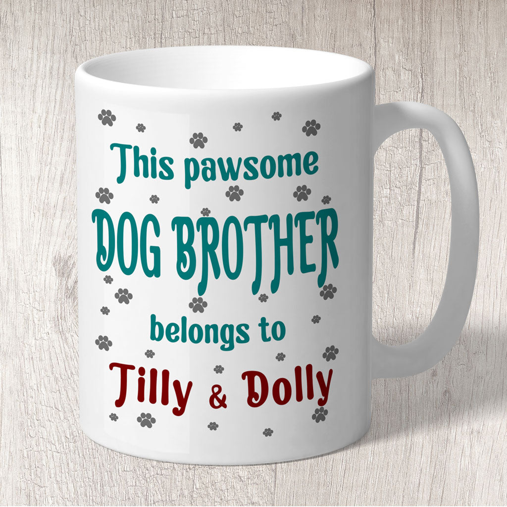Dog Brother Mug Personalised