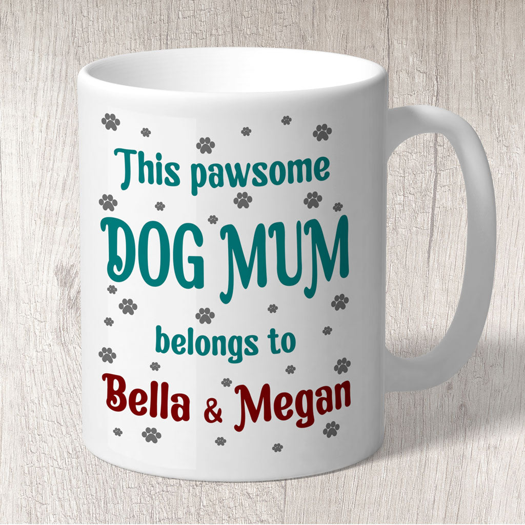 Dog Mum Mug Personalised