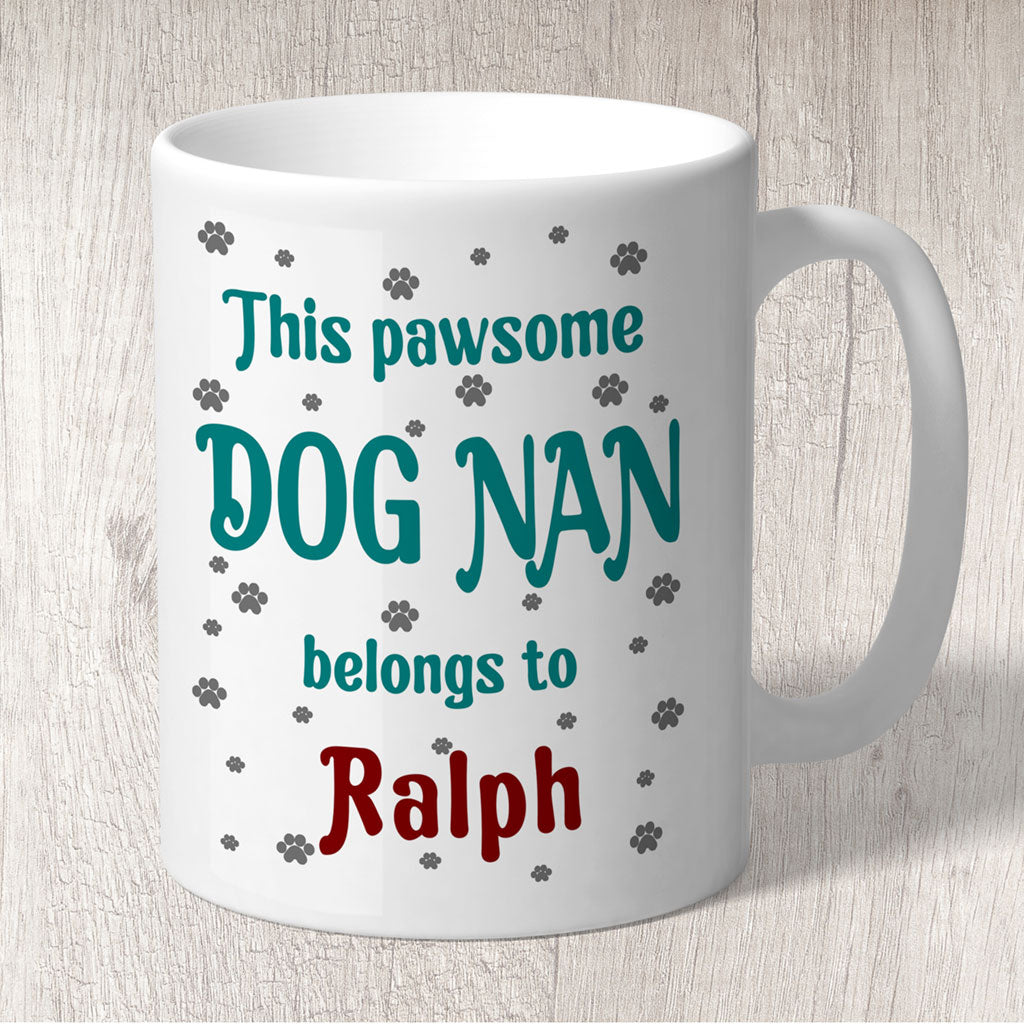 Dog Nan Mug Personalised