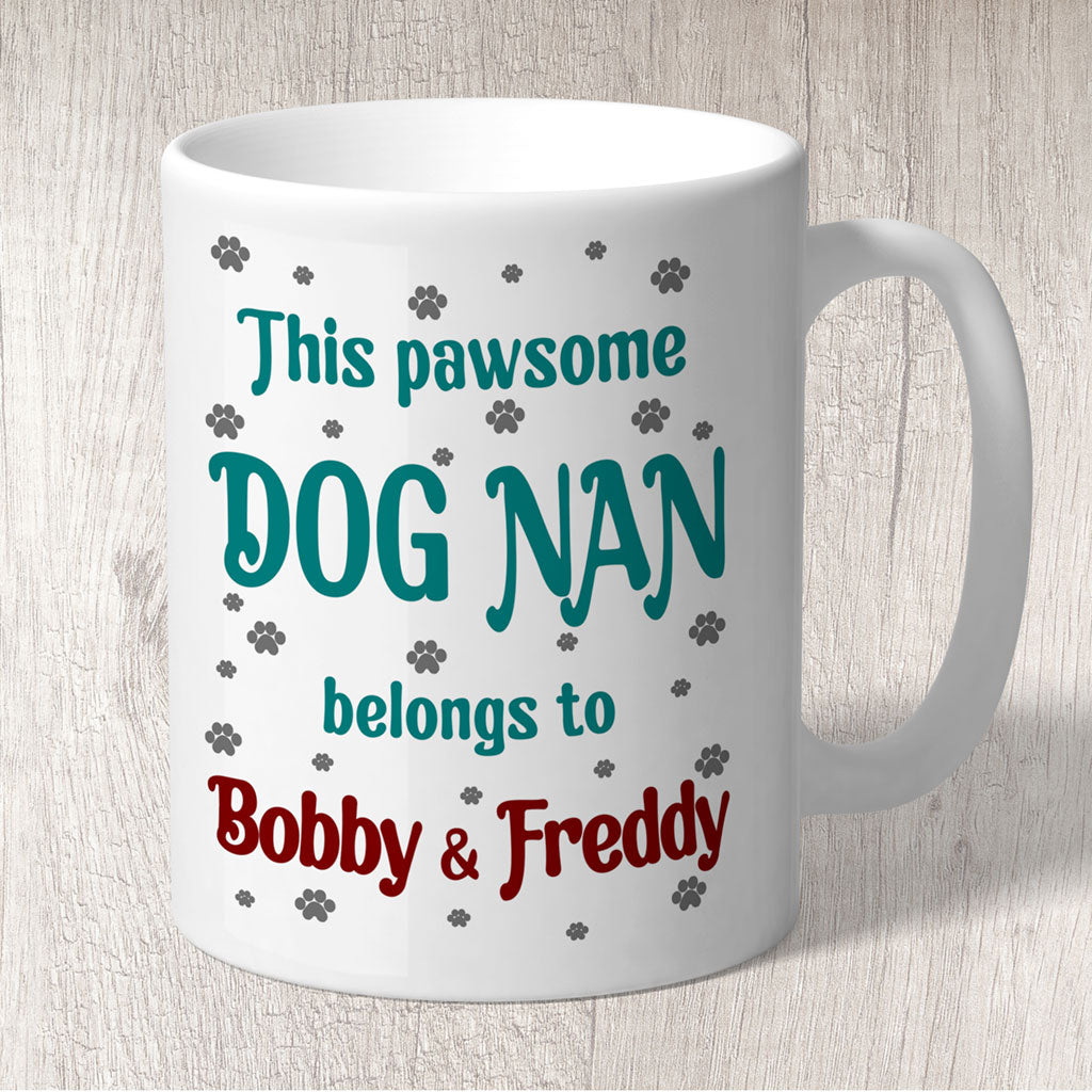 Dog Nan Mug Personalised
