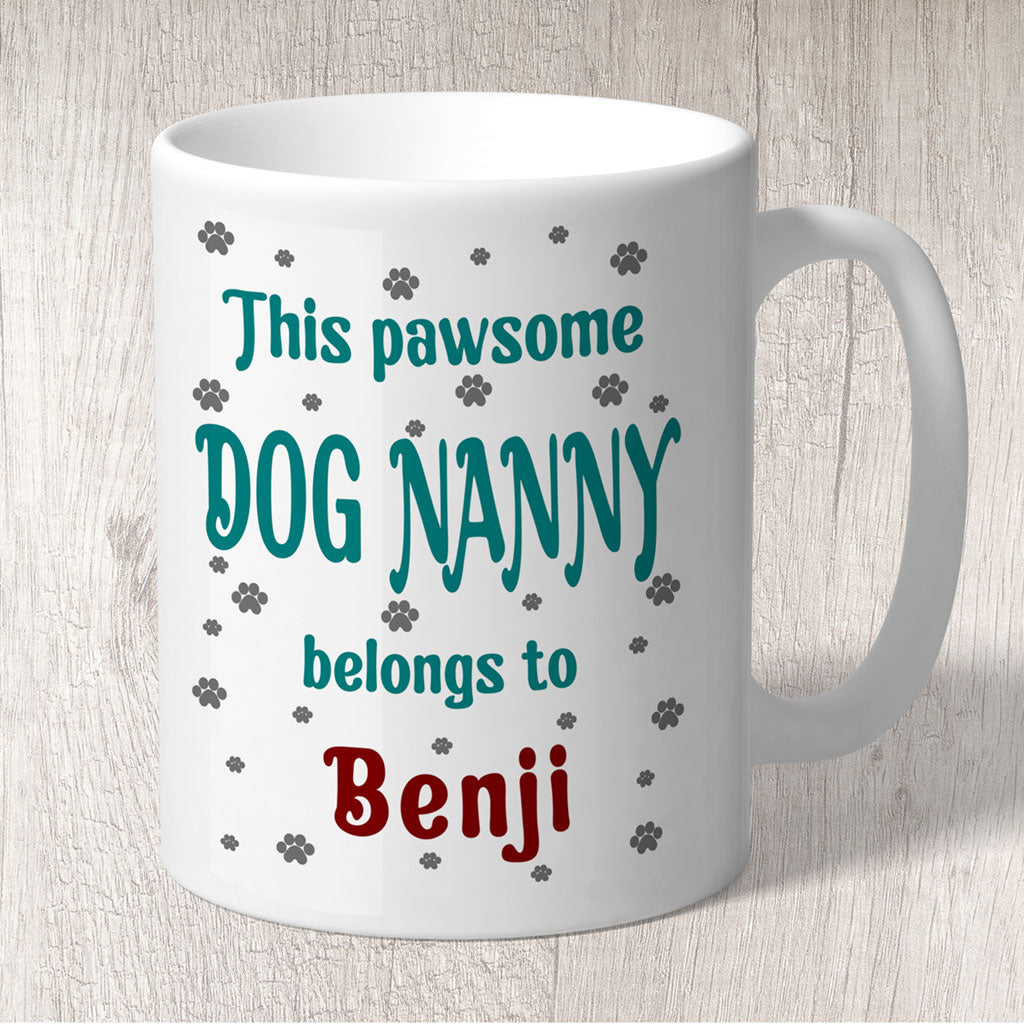 Dog Nanny Mug Personalised