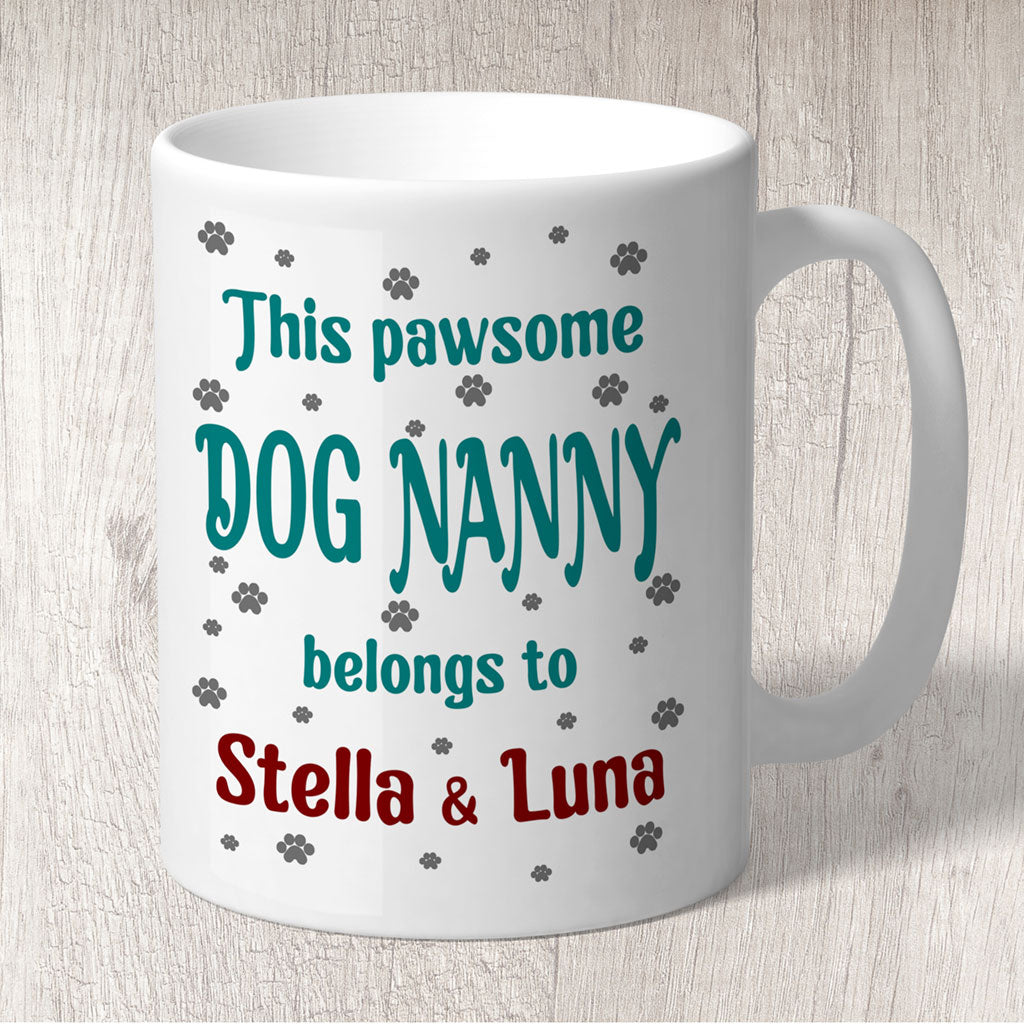 Dog Nanny Mug Personalised