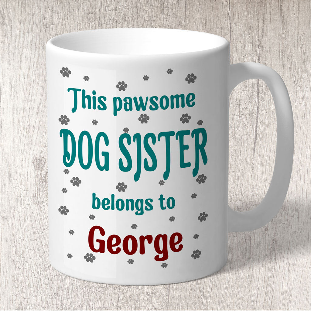 Dog Sister Mug Personalised