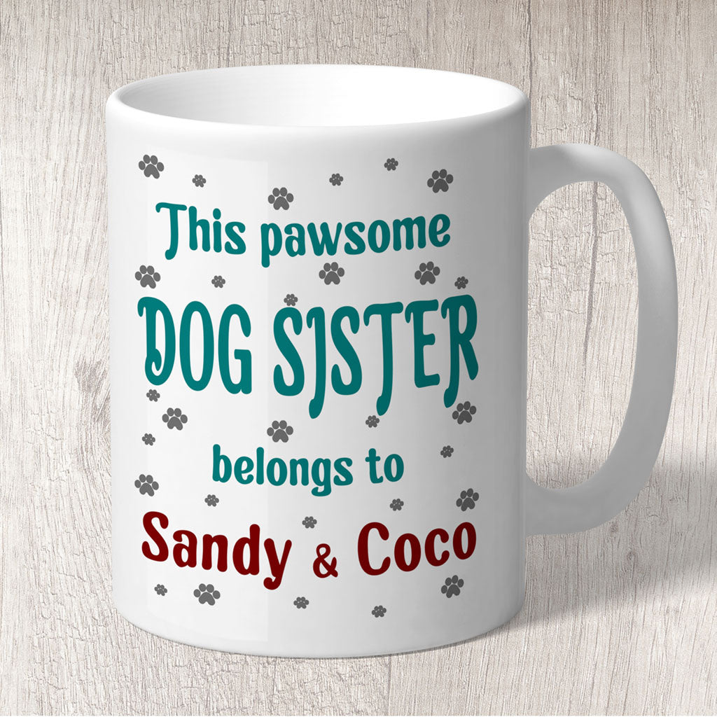 Dog Sister Mug Personalised