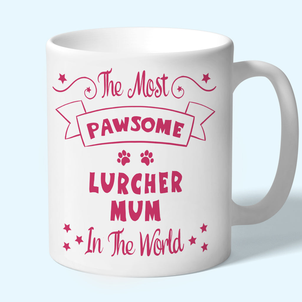 Lurcher Mum Mug - Pawsome