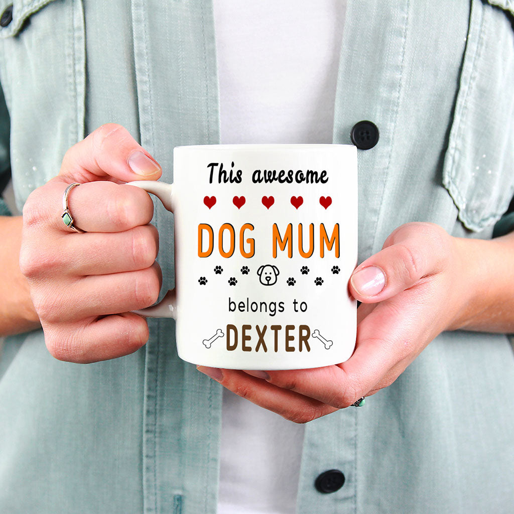 Dog Mum Mug Personalised