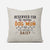 This Awesome Dog Mum Belongs to (1 x dog name) Linen Cushion Cover