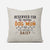 This Awesome Dog Mum Belongs to (1 x dog name) Linen Cushion Cover
