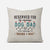 This Awesome Dog Dad Belongs to (2 x dog names) Linen Cushion Cover