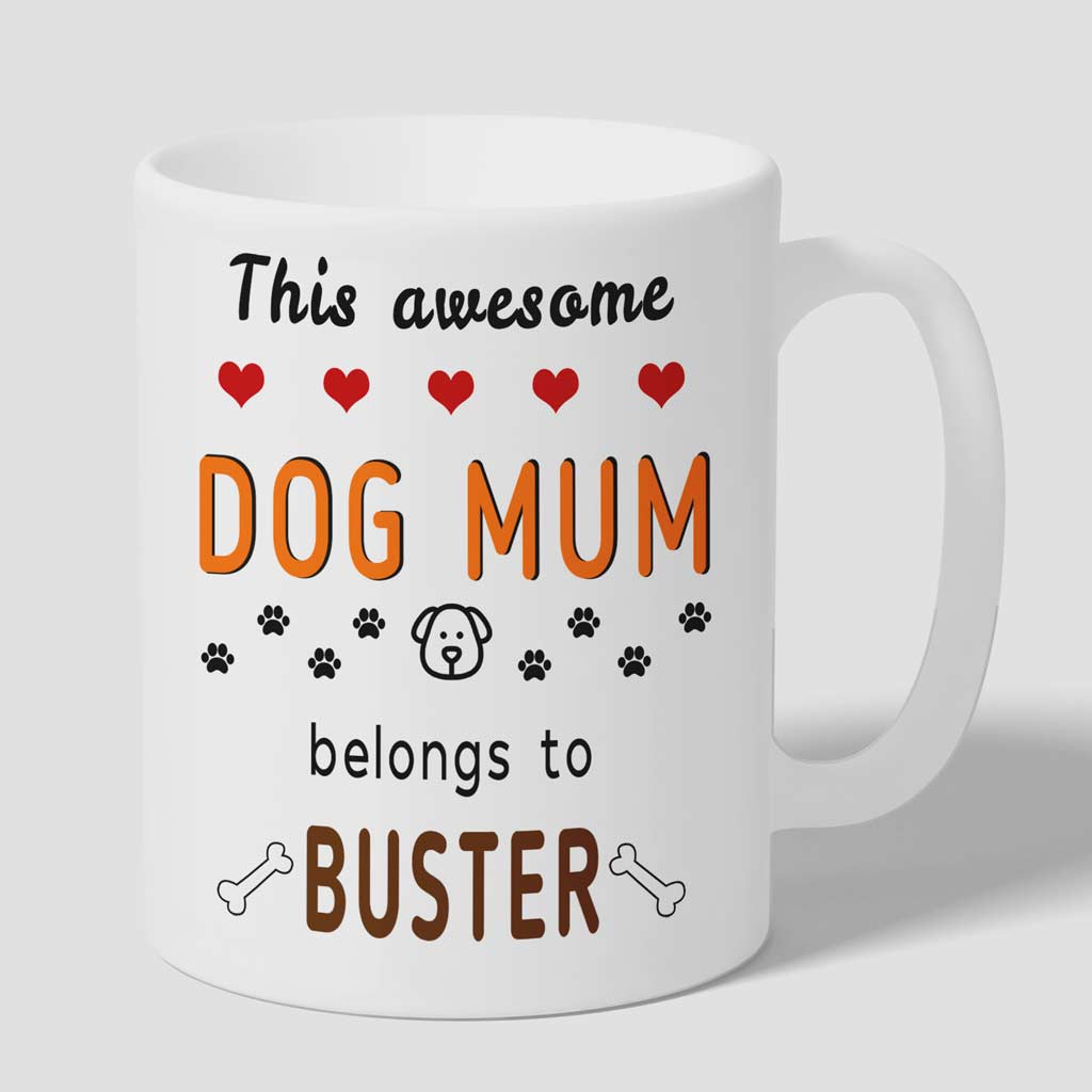 Dog Mum Mug Personalised