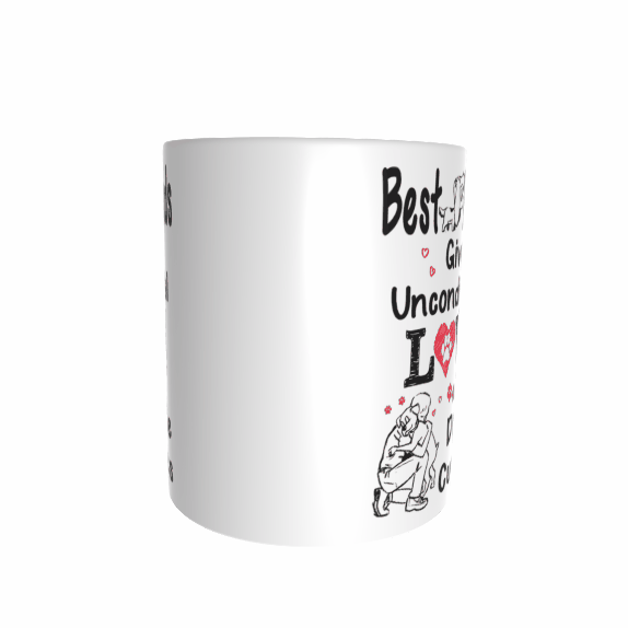 Dog Best Friend Love and Doggie Cuddles Mug
