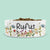 Personalised Ceramic Cat Bowl with Wild Flowers