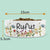 Personalised Ceramic Cat Bowl with Wild Flowers