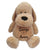 Dog Soft Plush Personalised with 2 Names & hearts -  FREE P&P