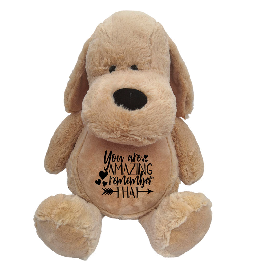 Dog Soft Plush with Quote -  FREE P&P
