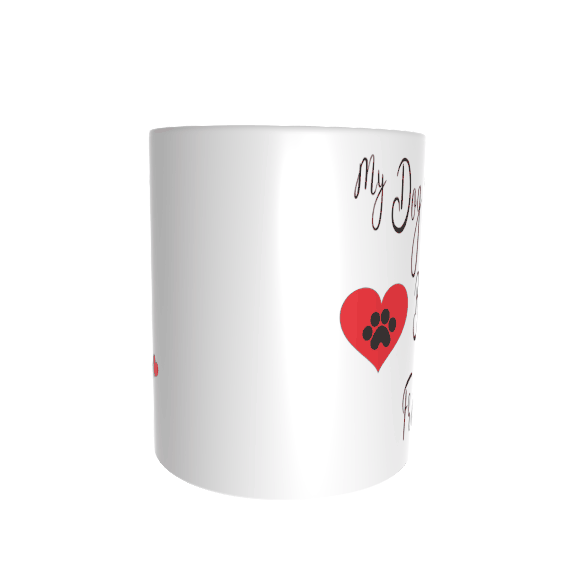 Dog Best Friend Heart Mug