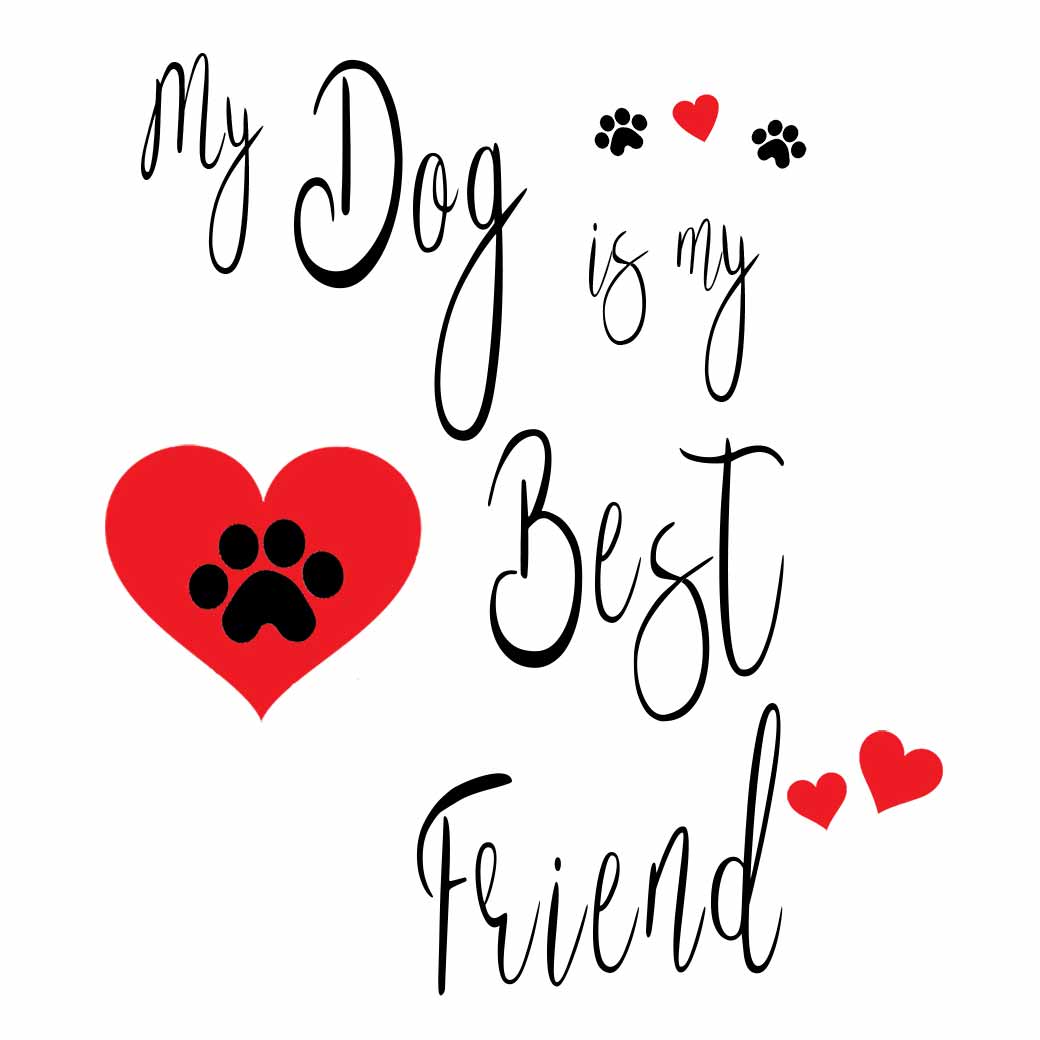 Dog Best Friend Heart Mug