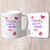 My Heart Belongs To My  _ _ _   with (1 name) Mug (Indigo)