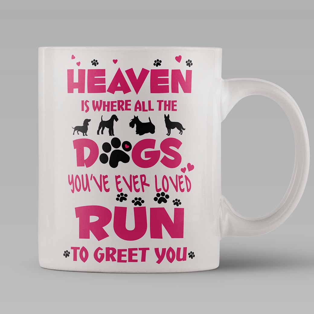 Dog in Heaven Mug