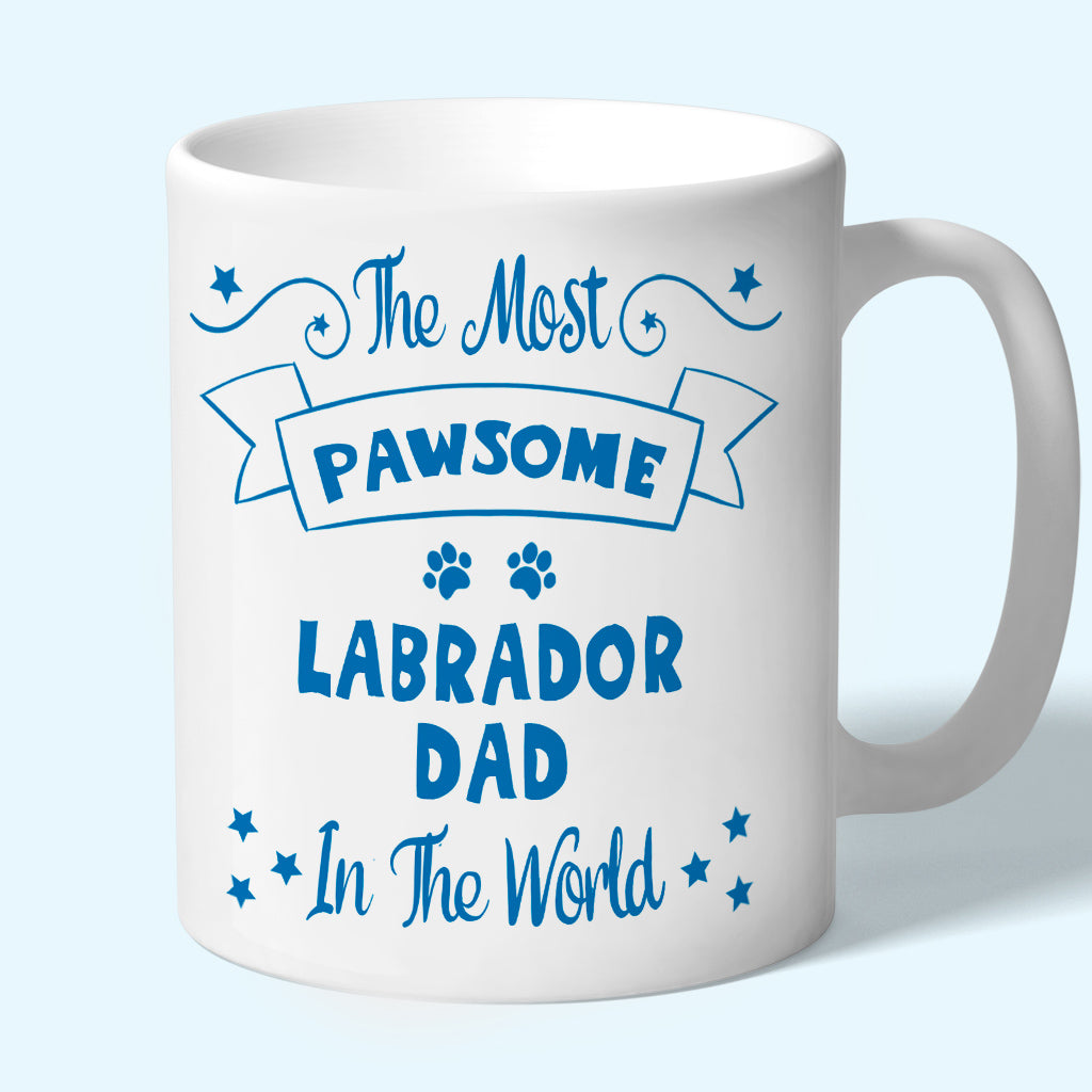 Labrador Gift Dad Mug Blue