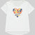 Heart of Paws Ladies Tshirt Relaxed Fit Personalised with dog name/s 6806 - Free P&P