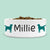 Large Ceramic Dog Bowl Personalised with Dog Name and Dog Breed Figure