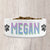 Personalised Dog Bowl Ceramic Large with Dog Name in Pastel Lilacs & Green