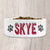 Personalised Dog Bowl Ceramic Large with Dog Name in Pinks & Grey