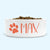 Personalised Ceramic Dog Bowl Medium-Large with Paw (Coral Print)