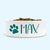 Personalised Ceramic Dog Bowl Small-Medium with Paw Print Teal