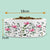 Ceramic Pet Bowl with Pink Flowers and Leaves