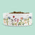 Ceramic Pet Bowl with Wild Flowers