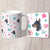 Doberman with Pink and Turquoise Hearts Mug
