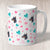 Doberman with Pink and Turquoise Hearts Mug