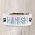 Personalised Small Dog Bowl Ceramic with Dog Name in Pastel Lilacs & Green