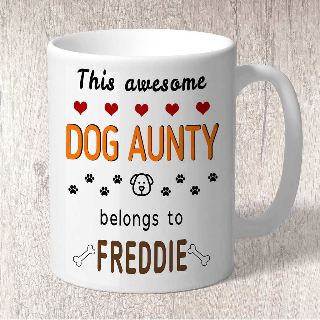 Dog Aunty Mug Personalised