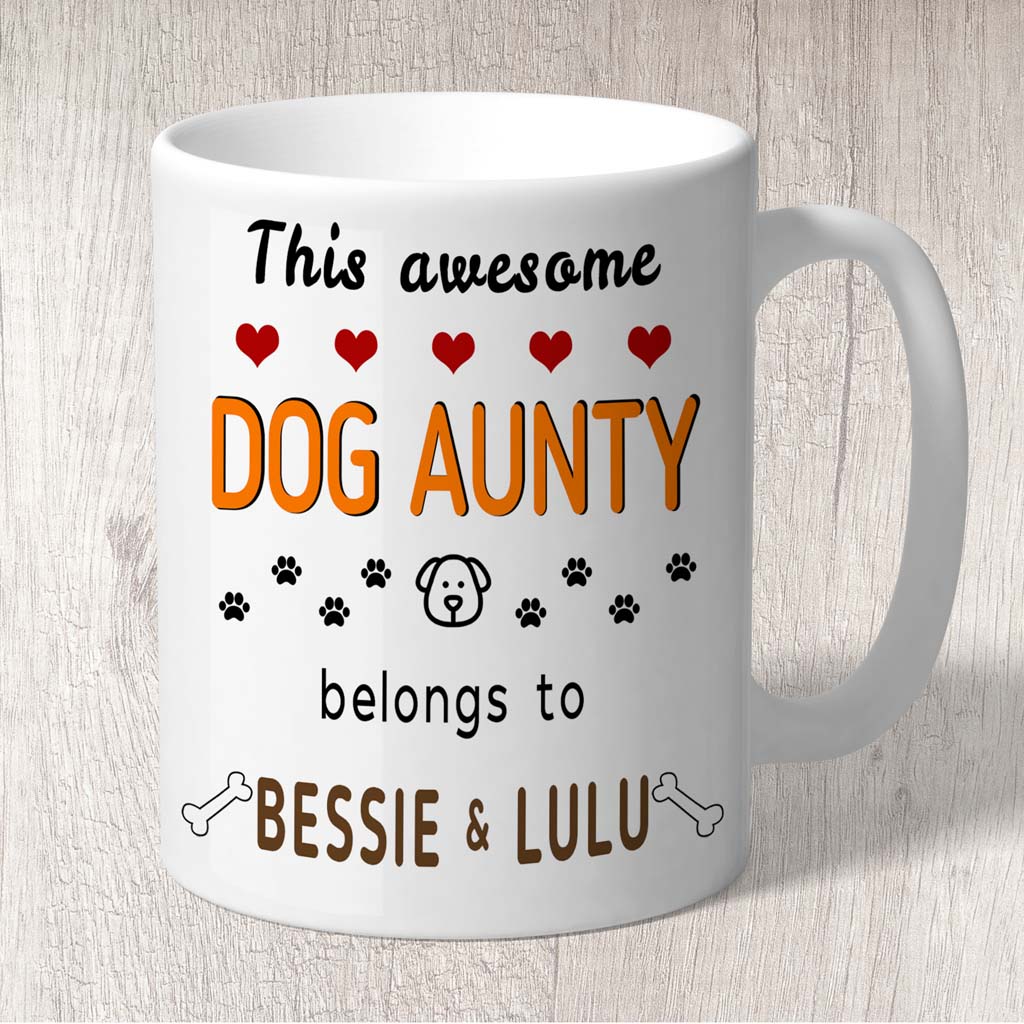 2nd Mug - This Awesome Dog --- Belongs to (dog name/s)
