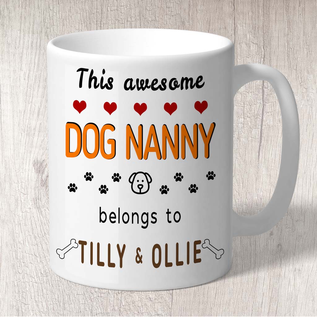 2nd Mug - This Awesome Dog --- Belongs to (dog name/s)